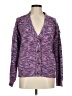 ABound 100% Polyester Purple Cardigan Size M - photo 1