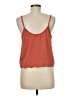 Lush 100% Polyester Orange Tank Top Size M - photo 2
