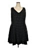 Torrid Polka Dots Black Casual Dress Size 22 Plus - photo 1