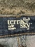 Terra & Sky Solid Blue Jeans Size 24W - photo 4