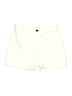 ASKK NY 100% Cotton Solid Ivory Khaki Shorts Size 27 waist - photo 1