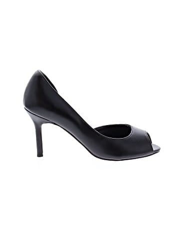 Christian Louboutin Leather Open Apostropha 80 Heels (view 1)