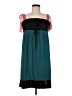 Hazel Color Block Teal Casual Dress Size M - photo 1