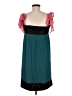 Hazel Color Block Teal Casual Dress Size M - photo 2