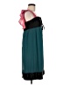 Hazel Color Block Teal Casual Dress Size M - photo 4