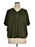 Rouge Green Short Sleeve Top Size 1X - photo 1