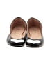 fs/ny 100% Leather Color Block Black Flats Size 7 1/2 - photo 2