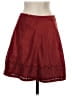 Express Solid Burgundy Casual Skirt Size 2 - photo 2