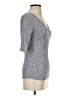 Akemi + Kin Gray 3/4 Sleeve Top Size XS - photo 4