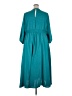 Torrid 100% Polyester Teal Casual Dress Size 2X Plus (2) - photo 2