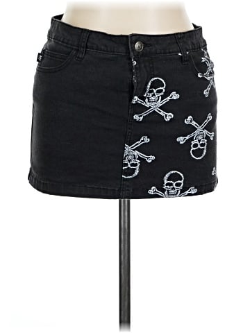 Royal Bones by Daang Denim Skirt (view 1)