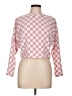 H&M Checkered-gingham Pink Pullover Sweater Size 12 - 14 - photo 1