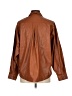 By Anthropologie 100% Polyester Brown 3/4 Sleeve Blouse Size M - photo 2