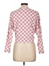 H&M Checkered-gingham Pink Pullover Sweater Size 12 - 14 - photo 2