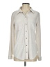 Faherty Gray Long Sleeve Blouse Size S - photo 1
