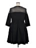 Torrid Solid Black Casual Dress Size 2X Plus (2) - photo 2