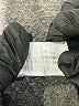 Vince. Color Block Gray Wool Cardigan Size L - photo 5