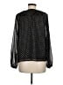 J.Crew Factory Store 100% Polyester Black Long Sleeve Blouse Size M - photo 2