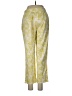 Kate Hill Print Yellow Casual Pants Size 6 Petite - photo 2
