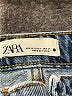 Zara Stars Blue Denim Shorts Size 4 - photo 3