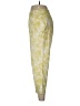 Kate Hill Print Yellow Casual Pants Size 6 Petite - photo 5