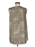 Kay Celine Metallic Silver Sleeveless Blouse Size M - photo 2