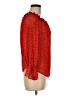 INC International Concepts 100% Polyester Red 3/4 Sleeve Blouse Size M - photo 4