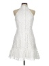 Aqua 100% Polyester White Cocktail Dress Size M - photo 1