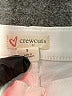 Crewcuts Outlet Solid White Denim Shorts Size 5 - photo 3
