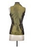 Compagnie Internationale Express Green Sleeveless Button-Down Shirt Size 1 - 2 - photo 2