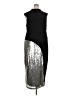 ELOQUII Metallic Silver Cocktail Dress Size 22 Plus - photo 1