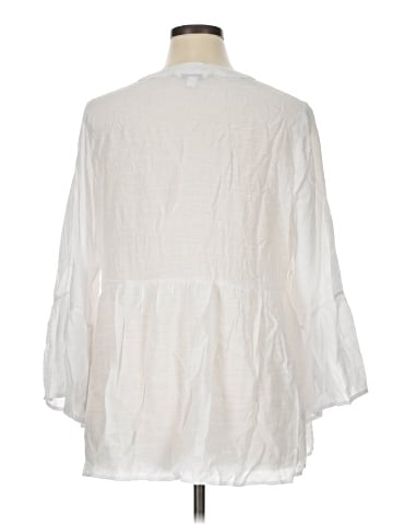 Counterparts 3/4 Sleeve Blouse (view 2)