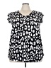 Sew in Love Black Short Sleeve Blouse Size 3X - photo 1