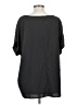 Amaryllis 100% Polyester Black Short Sleeve Blouse Size XL - photo 2