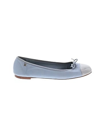 Chanel Leather Coco Jazz Cap Toe Ballet Flats (view 1)