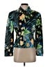 Monaco 100% Polyester Animal Print Floral Graphic Blue Jacket Size S - photo 1