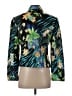 Monaco 100% Polyester Animal Print Floral Graphic Blue Jacket Size S - photo 2