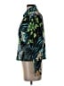 Monaco 100% Polyester Animal Print Floral Graphic Blue Jacket Size S - photo 5