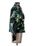 Monaco 100% Polyester Animal Print Floral Graphic Blue Jacket Size S - photo 4