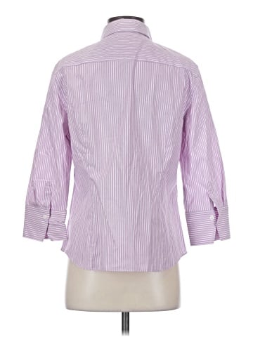 Jones New York Signature 3/4 Sleeve Button-Down Shirt (view 2)
