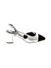 Ann Taylor Color Block Silver Heels Size 9 1/2 - photo 1