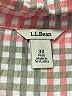 L.L.Bean 100% Cotton Checkered-gingham Pink Short Sleeve Button-Down Shirt Size 3X - photo 7