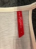 Ruby Ribbon Ivory Sleeveless T-Shirt Size L - photo 7