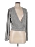 Amadi Gray Long Sleeve Top Size M - photo 1