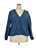 Levi's 100% Cotton Blue Blazer Size 3X - photo 1