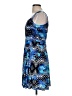 Ali Ro Print Blue Cocktail Dress Size 6 - photo 5