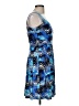 Ali Ro Print Blue Cocktail Dress Size 6 - photo 4