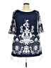White Mark Blue Cocktail Dress Size 3X - photo 1