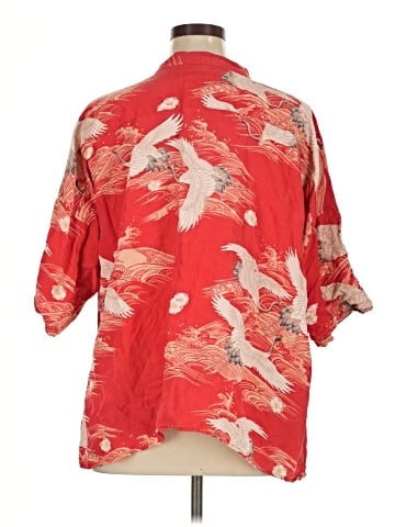 Citron 3/4 Sleeve Silk Top (view 2)