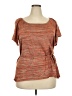 Magaschoni Orange Short Sleeve Top Size 2X - photo 1